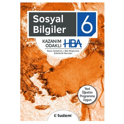 6. Sınıf Sosyal Bilgiler Kazanım Odaklı HBA Tudem Yayınları