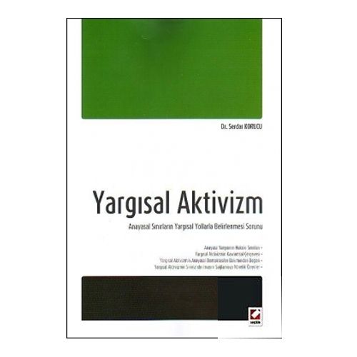 Yargısal Aktivizm - Serdar Korucu