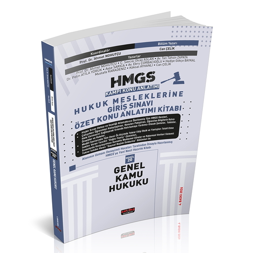 HMGS Özet Konu Anlatımı Genel Kamu Hukuku Savaş Yayınları 2026