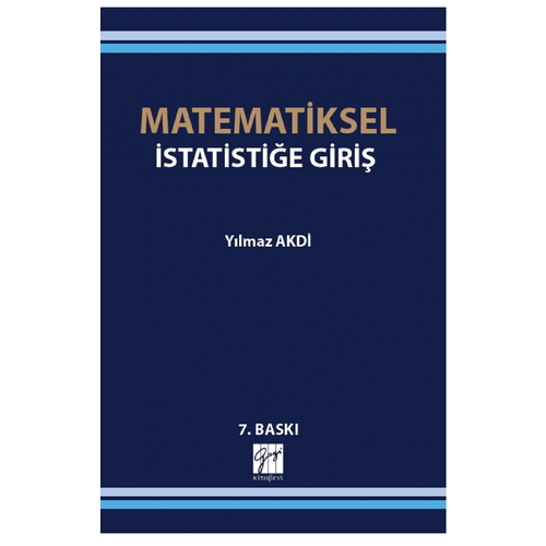 Matematiksel İstatistiğe Giriş - Yılmaz Akdi
