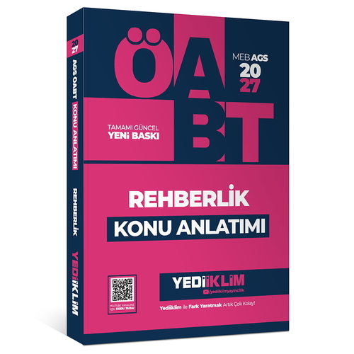 MEB AGS ÖABT Rehberlik Konu Anlatımı Yediiklim Yayınları 2027