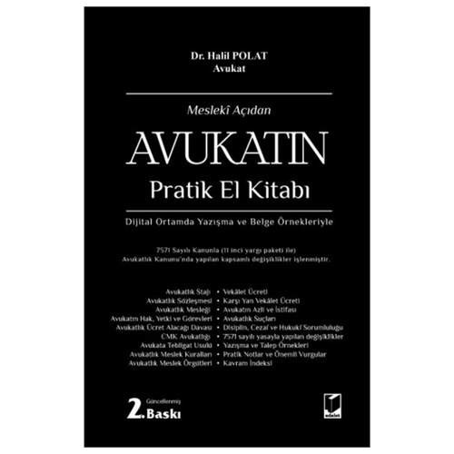 Mesleki Açıdan Avukatın Pratik El Kitabı - Halil Polat
