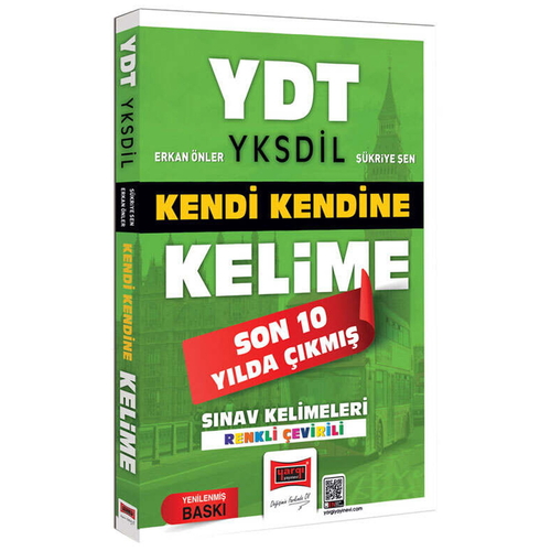 YDT YKSDİL Kendi Kendine Kelime Son 10 Yılda Çıkmış Sınav Kelimeleri Renkli Çevirili Yargı Yayınları