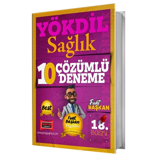 YÖKDİL Sağlık Çözümlü 10 Deneme Yargı Yayınları 2025