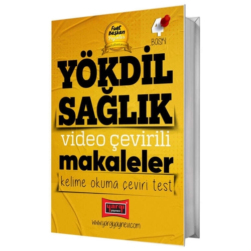 YÖKDİL Sağlık Video Çevirili Makaleler Yargı Yayınları 2025