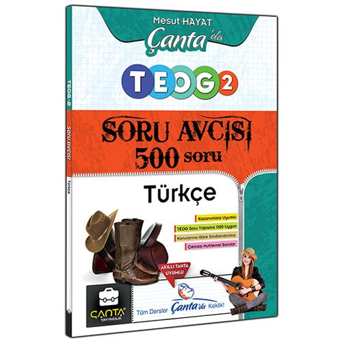 TEOG 2 Türkçe Soru Avcısı 500 Soru Çanta Yayınları
