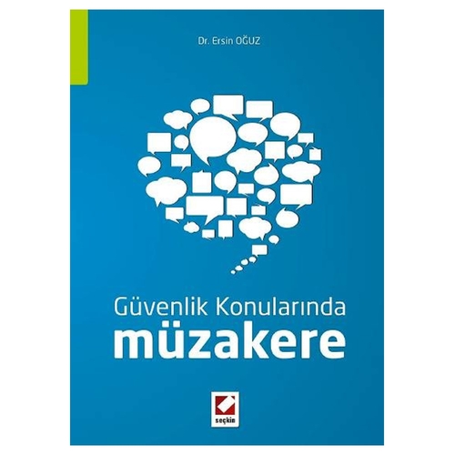 Güvenlik Konularında Müzakere - Ersin Oğuz