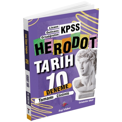 HERODOT KPSS Lisans-Ön Lisans Tarih 10 Deneme Dizgi Kitap Yayınları 2024