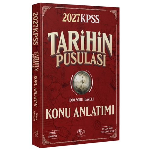 KPSS Tarihin Pusulası Konu Anlatımlı CBA Yayınları 2027