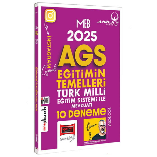 MEB AGS Eğitimin Temelleri Türk Milli Eğitim Sistemi ile Mevzuatı 10 Deneme Yargı Yayınları 2025