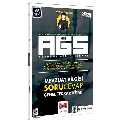 MEB AGS Mevzuat Bilgisi Soru-Cevap Genel Tekrar Kitabı Yargı Yayınları 2025