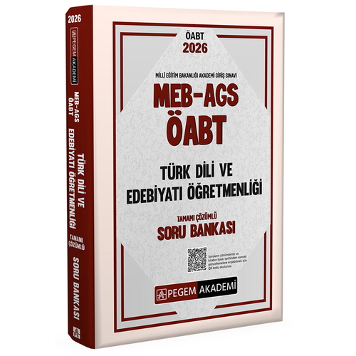 MEB AGS ÖABT Türk Dili ve Edebiyatı Öğretmenliği Soru Bankası Pegem Akademi Yayınları 2026