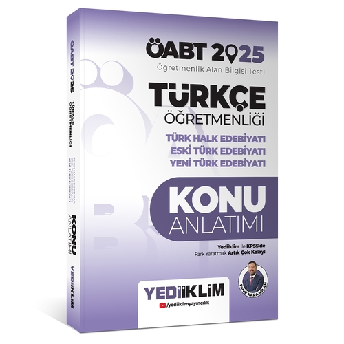 ÖABT Türkçe Öğretmenliği Konu Anlatımı Yediiklim Yayınları 2025