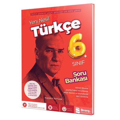 6. Sınıf Yeni Nesil Türkçe Soru Bankası Branş Akademi Yayınları