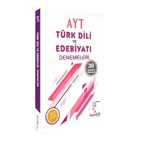AYT Türk Dili ve Edebiyatı 30lu Deneme Karekök Yayınları