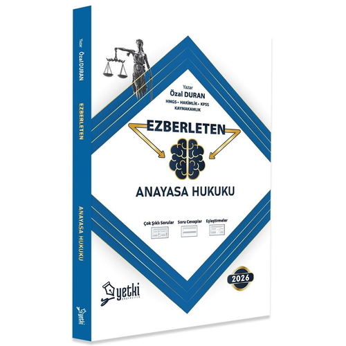 Ezberleten Anayasa Hukuku Soru Bankası Yetki Yayınları 2026
