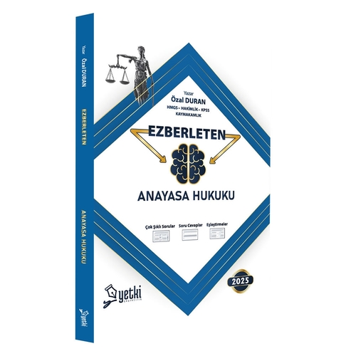 Ezberleten Anayasa Hukuku Yetki Yayınları 2025