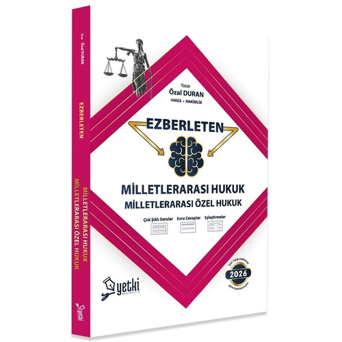 Ezberleten Milletlerarası Hukuk, Milletlerarası Özel Hukuk Soru Bankası Yetki Yayınları 2026