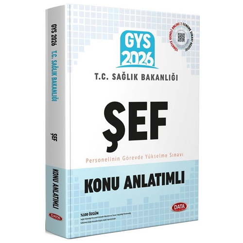 GYS T.C. Sağlık Bakanlığı Şef Konu Anlatımlı Data Yayınları 2026