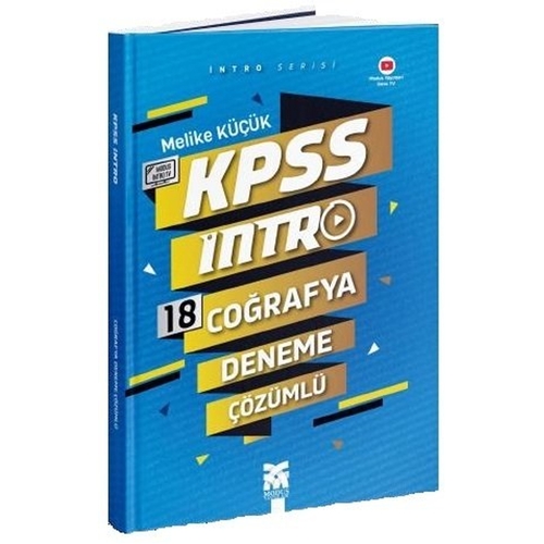 KPSS Coğrafya İntro 18 Deneme Melike Küçük Modus Yayınları 2021