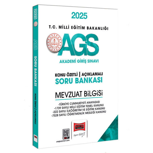 MEB AGS Mevzuat Bilgisi Konu Özetli Açıklamalı Soru Bankası Yargı Yayınları 2025