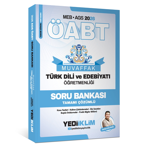 MEB AGS ÖABT Muvaffak Türk Dili Ve Edebiyatı Öğretmenliği Soru Bankası Yediiklim Yayınları 2026