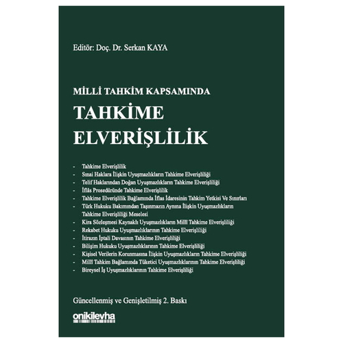 Milli Tahkim Kapsamında Tahkime Elverişlilik - Serkan Kaya