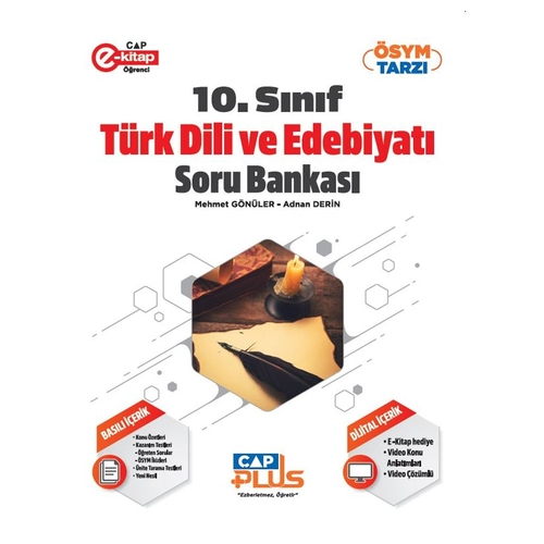10. Sınıf Anadolu Lisesi Türk Dili ve Edebiyatı Soru Bankası Çap Yayınları