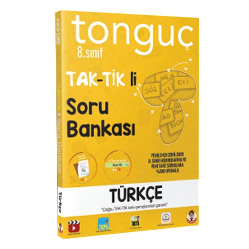 8. Sınıf Türkçe Taktikli Soru Bankası Tonguç Akademi Yayınları