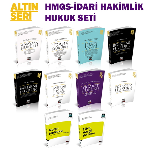 Altın Seri HMGS-İdari Hakim Yardımcılığı Sınavına Hazırlık Hukuk Seti Konu Anlatımlı 2026