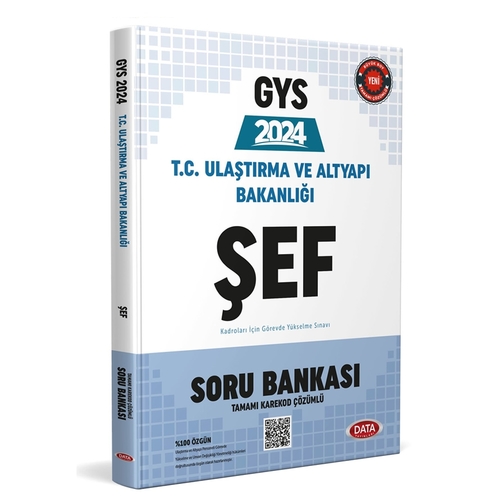 GYS Ulaştırma ve Altyapı Bakanlığı ŞEF Soru Bankası Data Yayınları 2024