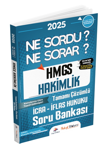 HMGS Hakimlik Ne Sordu Ne Sorar İcra İflas Hukuku Soru Bankası Dizgi Kitap Yayınları 2025
