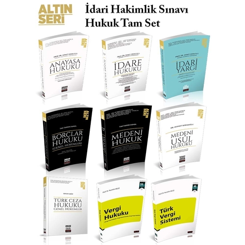 HMGS ve İdari Hakim Yardımcılığı Sınavına Hazırlık Hukuk Seti Konu Anlatımlı 2025