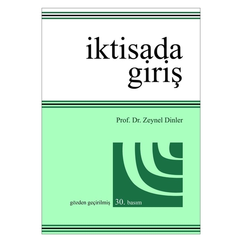 İktisada Giriş - Zeynel Dinler