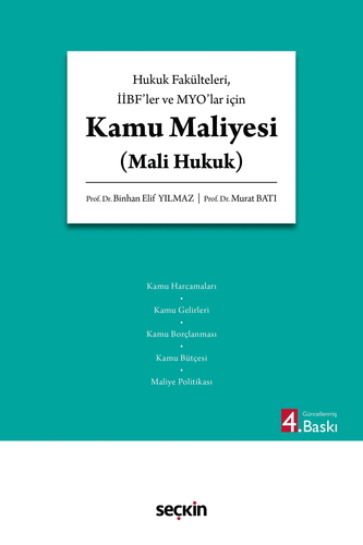 Kamu Maliyesi, Mali Hukuk - Binhan Elif Yılmaz, Murat Batı