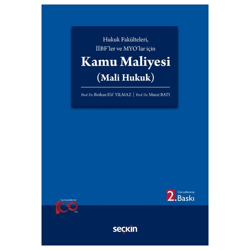 Kamu Maliyesi, Mali Hukuk - Binhan Elif Yılmaz, Murat Batı