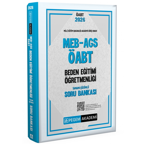 MEB AGS ÖABT Beden Eğitimi Öğretmenliği Soru Bankası Pegem Akademi Yayınları 2026