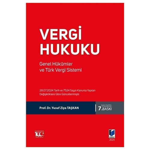 Vergi Hukuku Genel Hükümler ve Türk Vergi Sistemi - Yusuf Ziya Taşkan