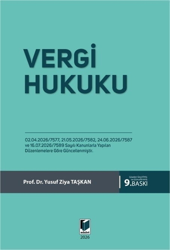 Vergi Hukuku - Yusuf Ziya Taşkan