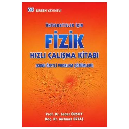 Fizik Hızlı Çalışma Kitabı - Sedat Özsoy, Mehmet Ertaş