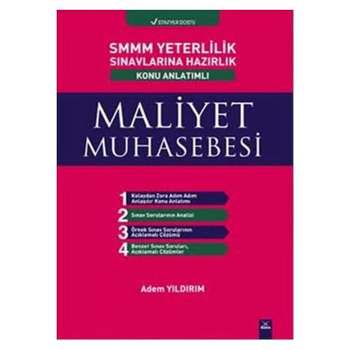 Maliyet Muhasebesi Konu Anlatımlı - Adem Yıldırım