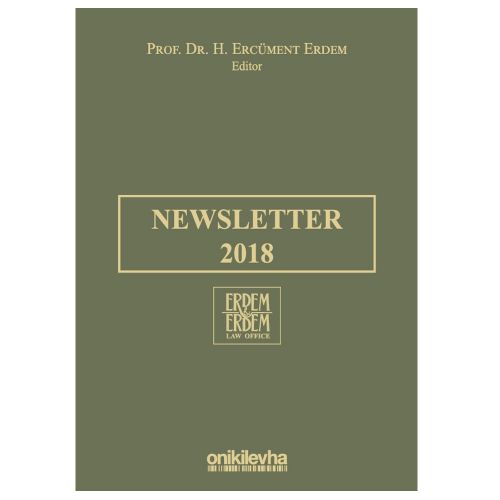 Newsletter 2018 - H. Ercüment Erdem
