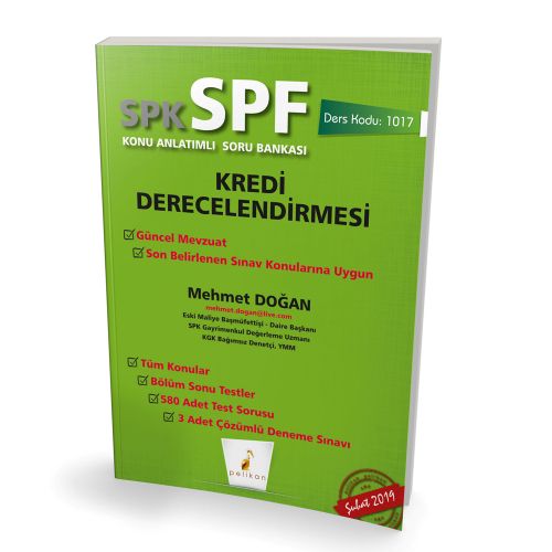 SPF Kredi Derecelendirmesi Konu Anlatımlı Soru Bankası - Mehmet Doğan
