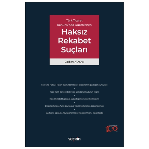 Haksız Rekabet Suçları - Gökberk Atacan