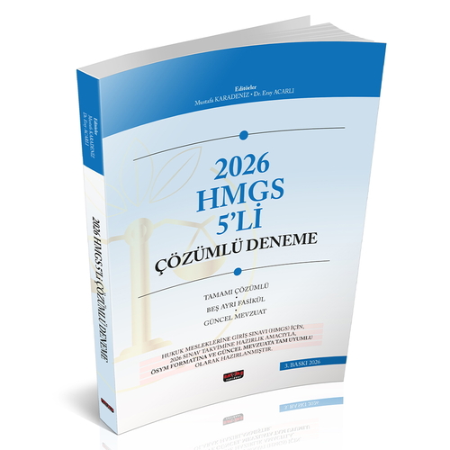 HMGS 5\'li Çözümlü Deneme Sınavı Savaş Yayınları 2026