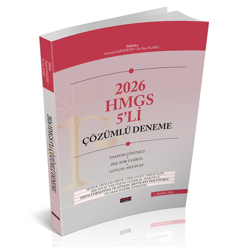 HMGS 5\'li Çözümlü Deneme Sınavı Mustafa Karadeniz Savaş Yayınları 2026