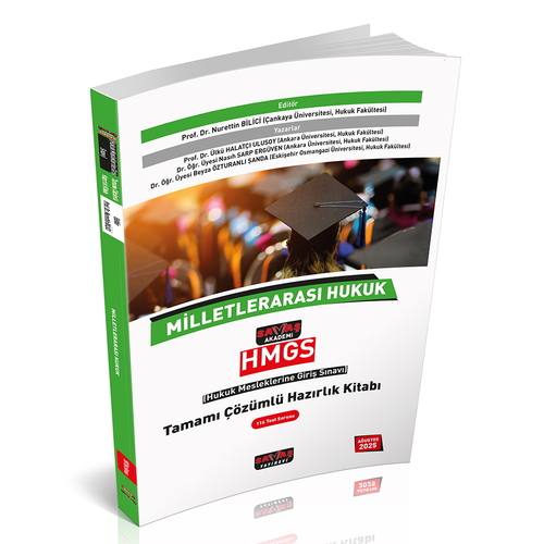HMGS Milletlerarası Hukuk Tamamı Çözümlü Hazırlık Kitabı Savaş Yayınları 2025