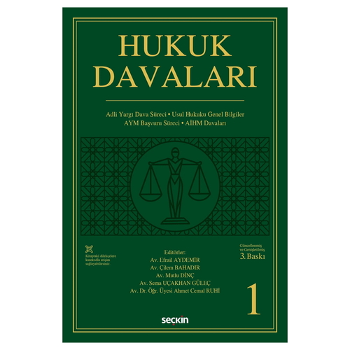 Hukuk Davaları 1 - Adli Yargı, Usul Hukuku, Anayasa Mahkemesi, AİHM Davaları