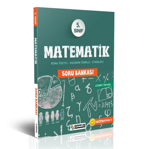 5. Sınıf Matematik Konu Özetli Kazanım Temelli Soru Bankası Branş Akademi Yayınları
