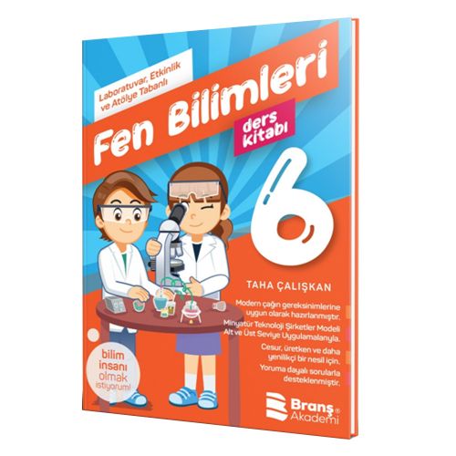 6. Sınıf Fen Bilimleri Ders Kitabı Branş Akademi Yayınları